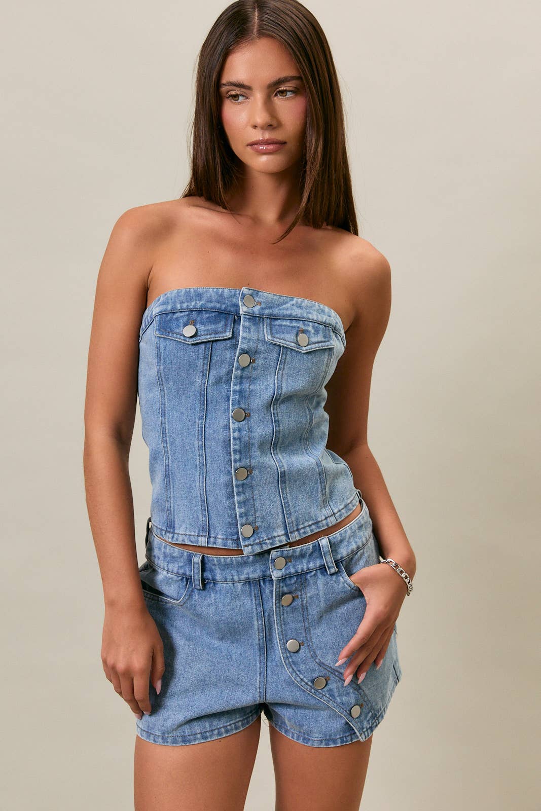 Blue Jean Baby Tube Top