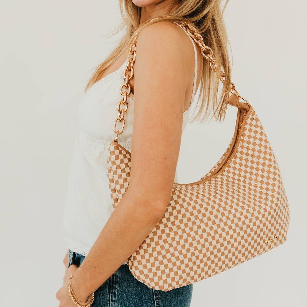 Slouchy Woven Shoulder Bag