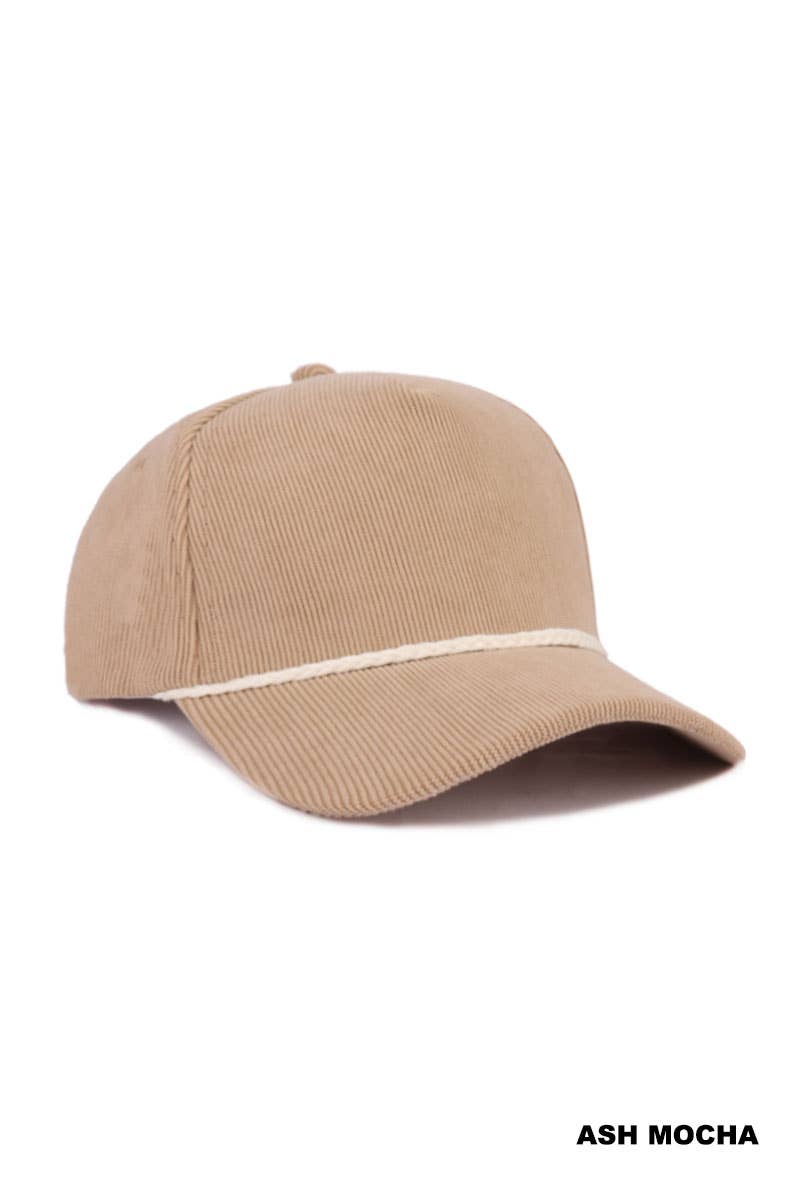 Rope/Corduroy Trucker Hat