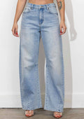 Not My First Rodeo Barrel Jeans