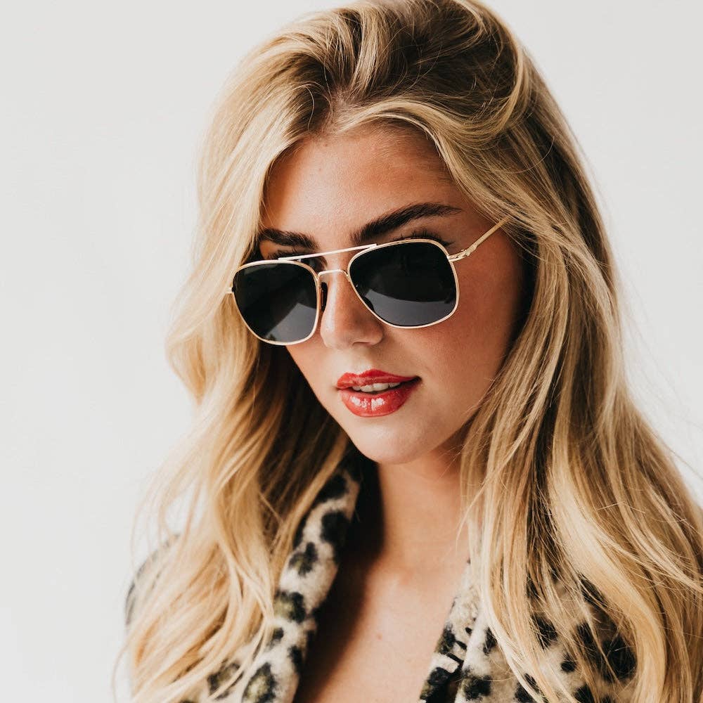 Square Aviator Sunglasses