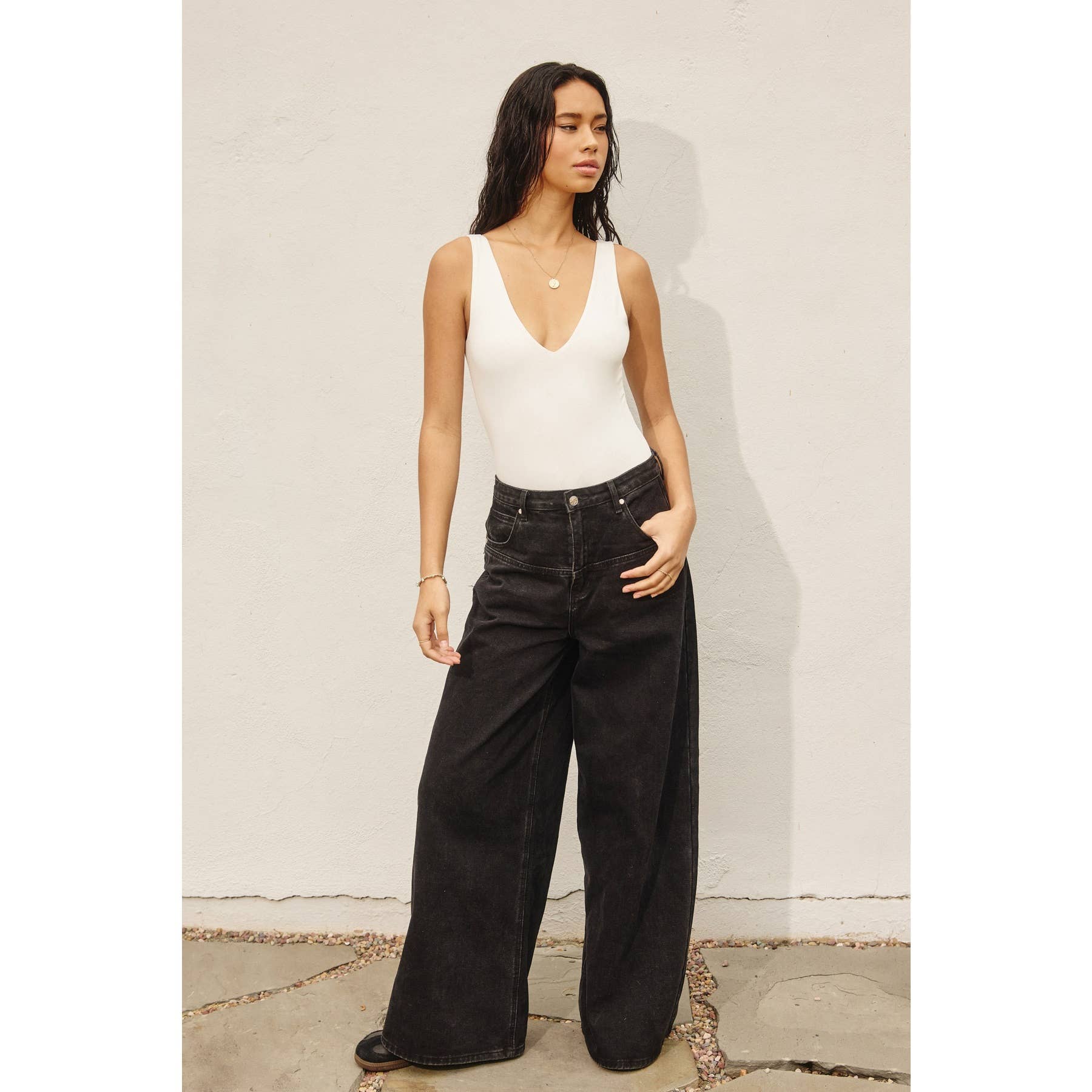 Deep V Bodysuit