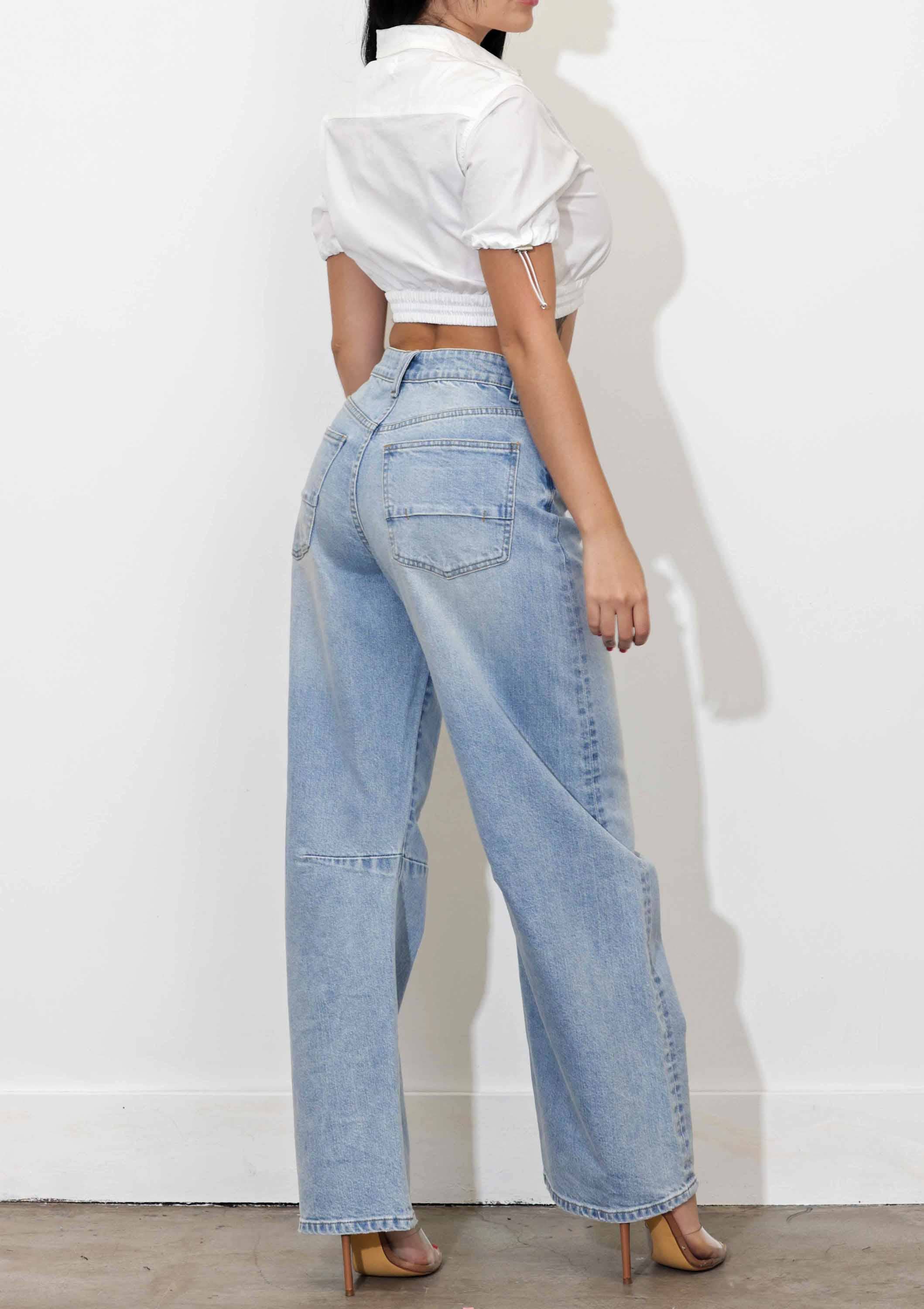 Not My First Rodeo Barrel Jeans