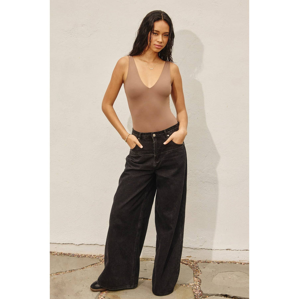 Deep V Bodysuit