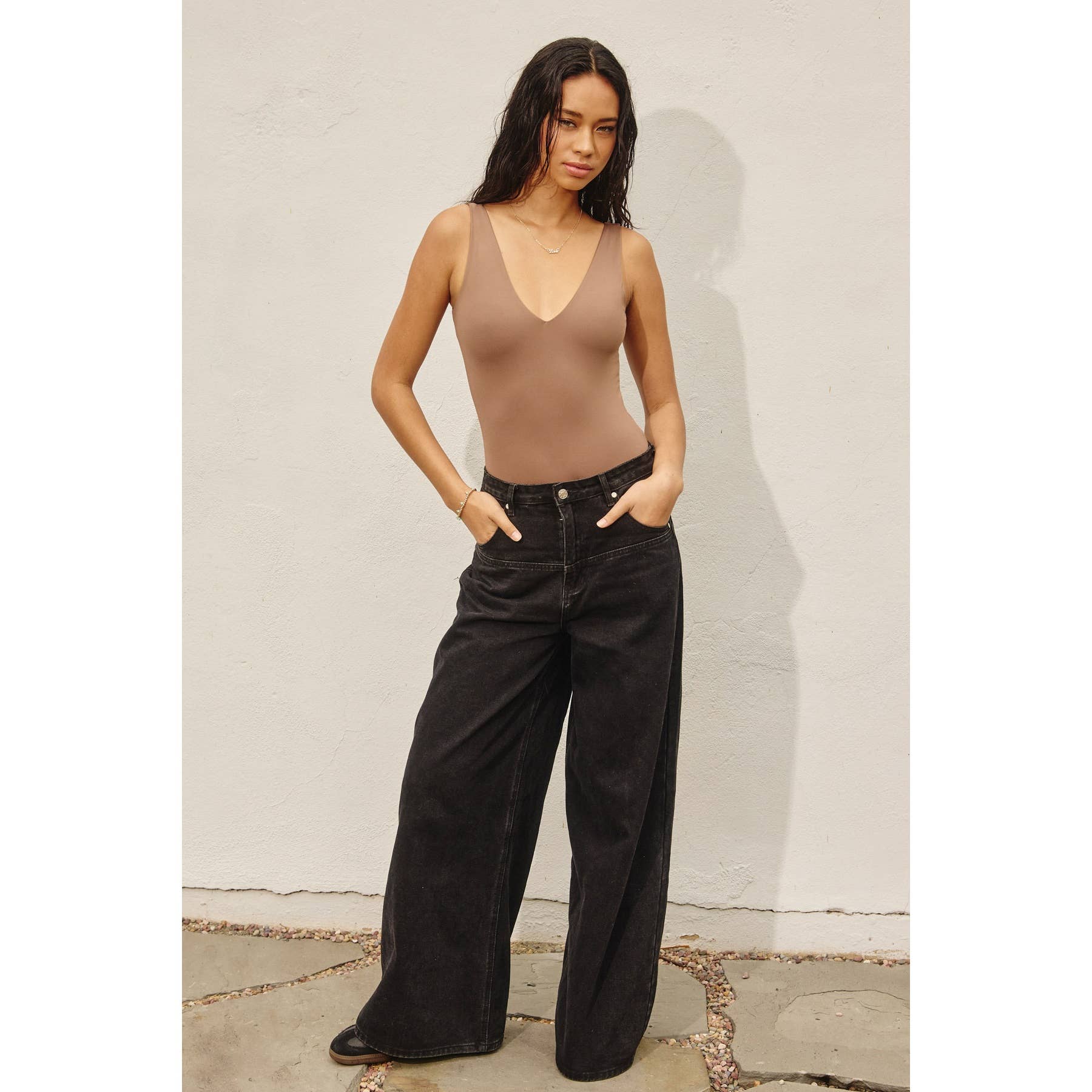 Deep V Bodysuit